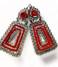 Load image into Gallery viewer, Vintage Silver Filigree Earrings
