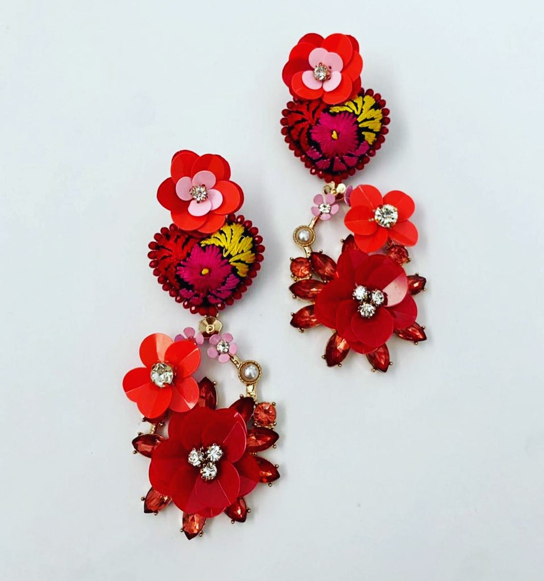 Earring Red